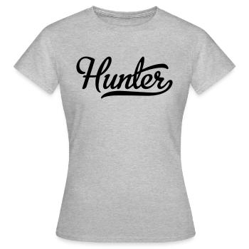 Hunter - Women's T-Shirt - heather grey - Front - AI Model Female 172 dark (172cm)