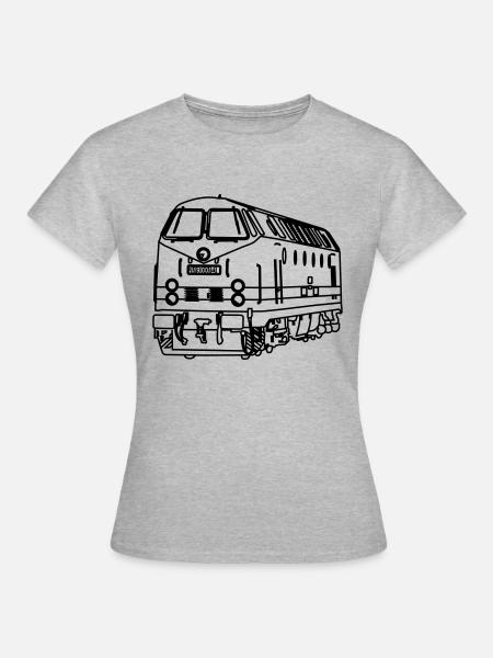DR 119 - Frauen T-Shirt - Grau meliert