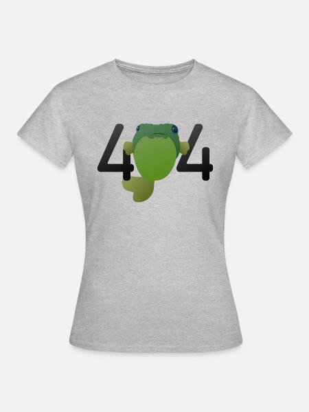 404 - Frauen T-Shirt - Grau meliert