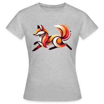 IMG 8245 - T-shirt Femme - gris chiné - Devant - AI Model Female 172 dark (172cm)