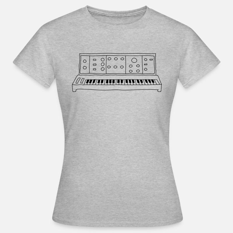 analog synthesizer - Women's T-Shirt - heather grey