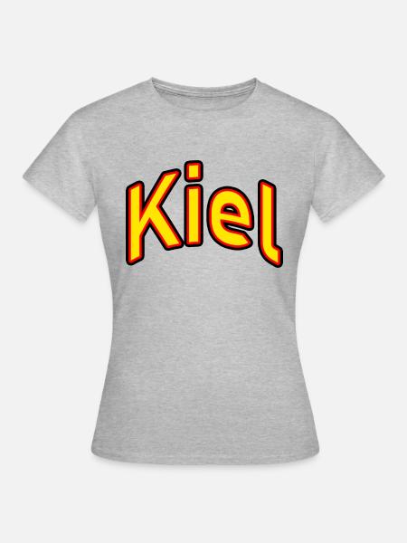 Kiel - Frauen T-Shirt - Grau meliert