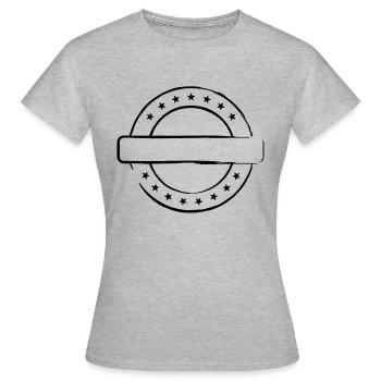 Bannière - T-shirt Femme - gris chiné - Devant - AI Model Female 172 dark (172cm)
