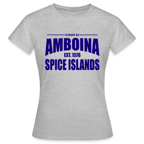 Cidade de Amboina - Blue - Vrouwen T-shirt
