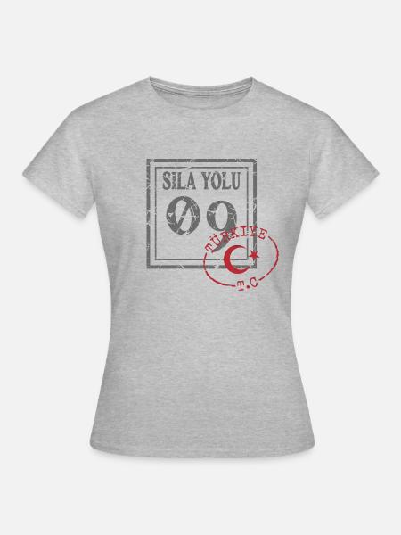 Aydın - Frauen T-Shirt - Grau meliert