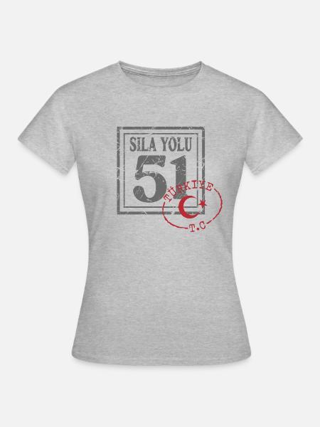 Niğde - Frauen T-Shirt - Grau meliert