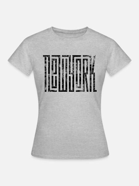 New Yorker Briefe - Frauen T-Shirt - Grau meliert