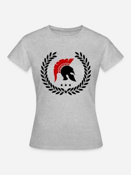 Spartaner - Frauen T-Shirt - Grau meliert