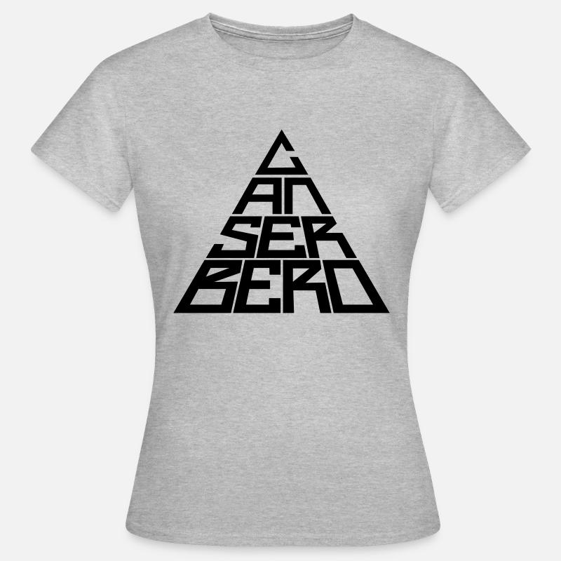 VECTORIZED CANSERBERO - Women's T-Shirt - heather grey