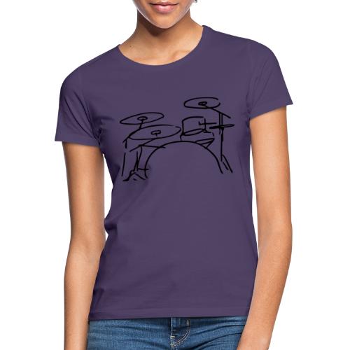 Drumset - Frauen T-Shirt