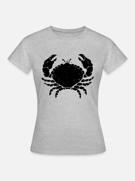 crab - Frauen T-Shirt - Grau meliert