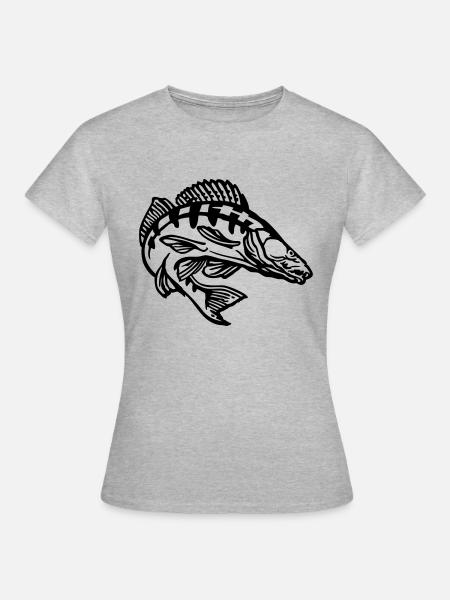 zander_2 - T-shirt Femme - gris chiné