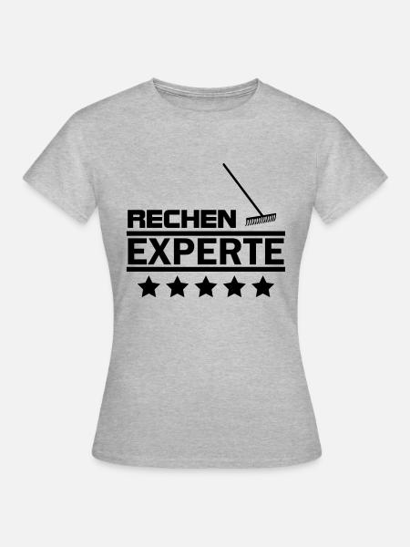 rechen experte - Frauen T-Shirt - Grau meliert
