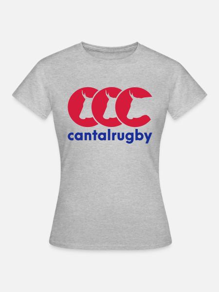 TS Cantalrugby 1 - Frauen T-Shirt - Grau meliert