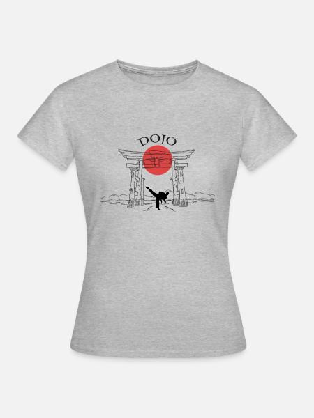 Dojo - Frauen T-Shirt - Grau meliert