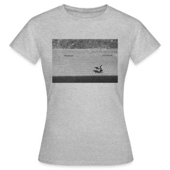ways. - Frauen T-Shirt - Grau meliert - Vorne - AI Model Female 172 dark (172cm)