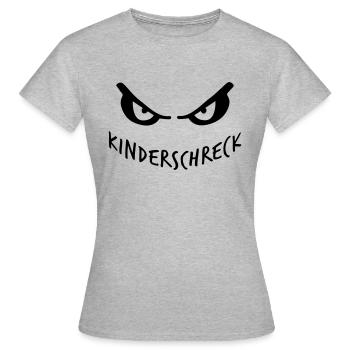 enfants effrayés - T-shirt Femme - gris chiné - Devant - AI Model Female 172 dark (172cm)