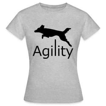 Agility - Women's T-Shirt - heather grey - Front - AI Model Female 172 dark (172cm)