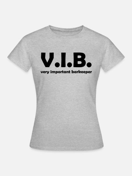 barkeeper - Frauen T-Shirt - Grau meliert