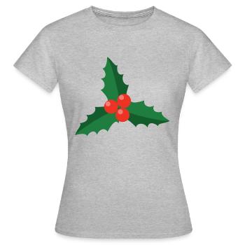 Branche du gui - T-shirt Femme - gris chiné - Devant - AI Model Female 172 dark (172cm)