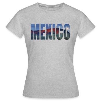 mexique mexique cactus - T-shirt Femme - gris chiné - Devant - AI Model Female 172 dark (172cm)