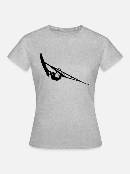 Planche à voile - T-shirt Femme - gris chiné