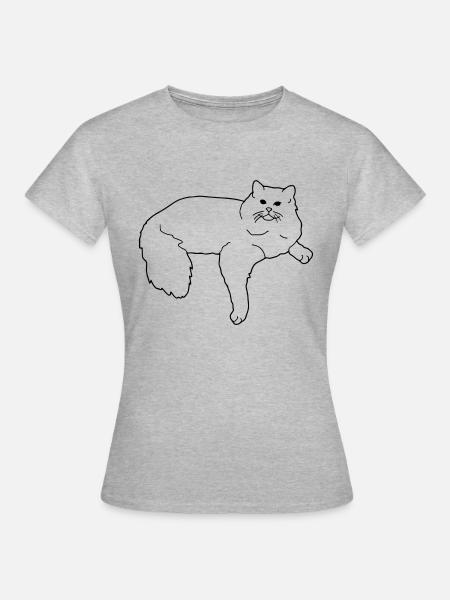 ragdoll - Frauen T-Shirt - Grau meliert