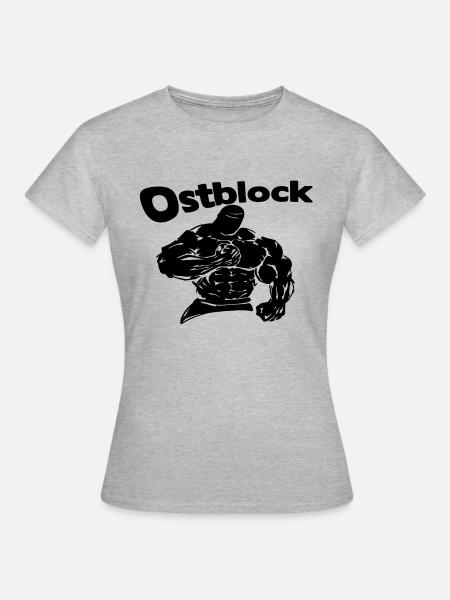ostblock - Frauen T-Shirt - Grau meliert