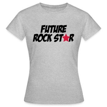 baby - Women's T-Shirt - heather grey - Front - AI Model Female 172 dark (172cm)