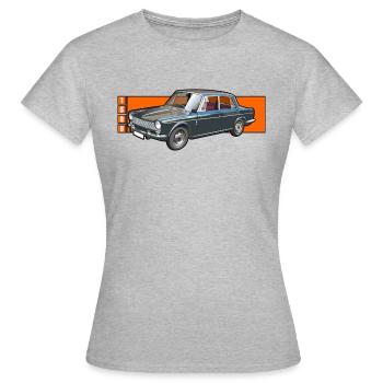 Voiture classique - T-shirt Femme - gris chiné - Devant - AI Model Female 172 dark (172cm)
