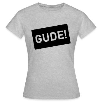 Gude Francfort ! - T-shirt Femme - gris chiné - Devant - AI Model Female 172 dark (172cm)