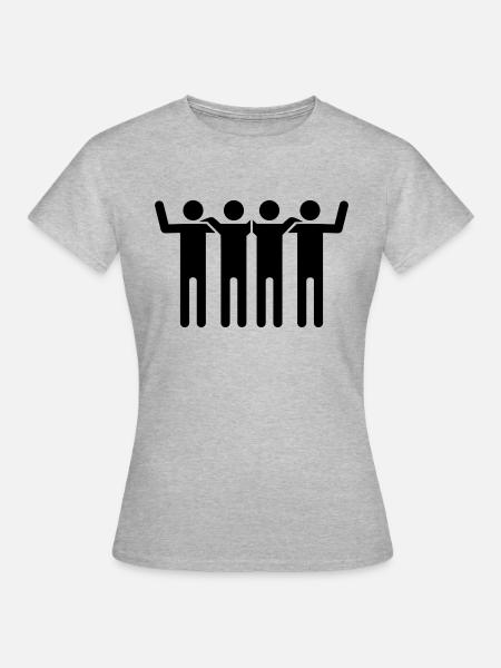Junggesellenabschied - Frauen T-Shirt - Grau meliert