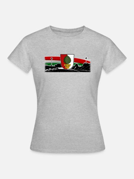 Augsburg Rosenau - Frauen T-Shirt - Grau meliert