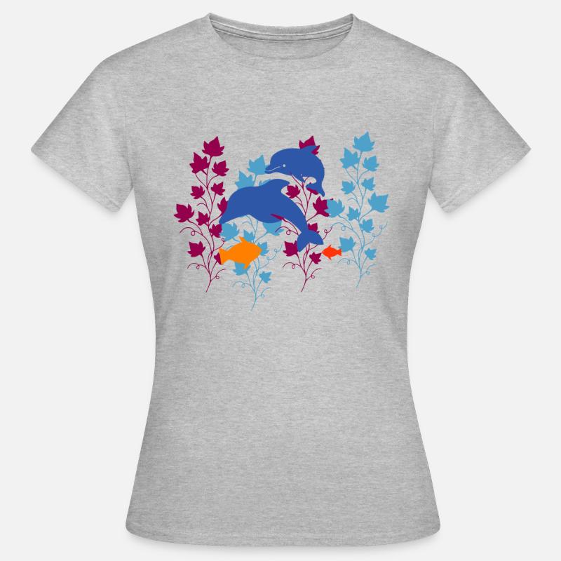 Dolphin dolphin - Women's T-Shirt - heather grey