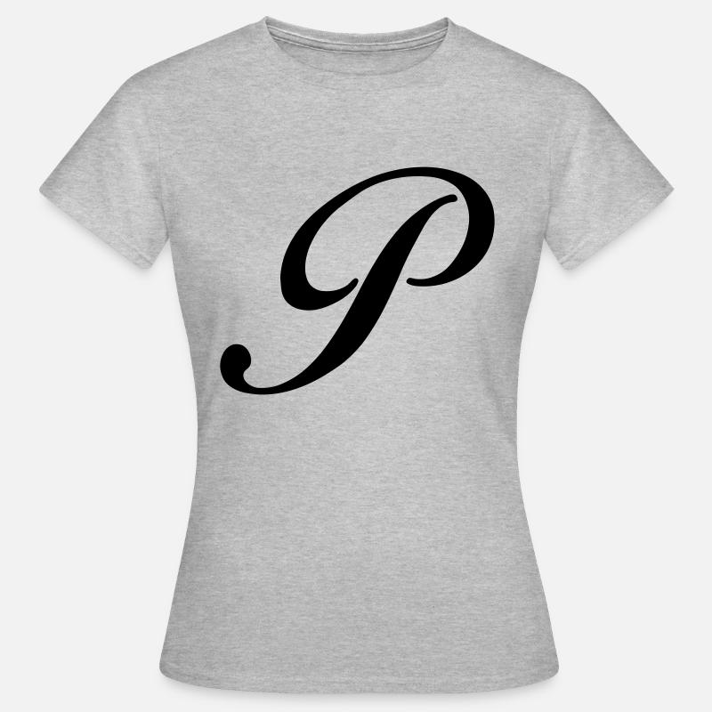 P - Women's T-Shirt - heather grey