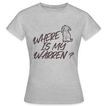 Labyrinthe - Proverbe drôle - T-shirt Femme - gris chiné - Devant - AI Model Female 172 dark (172cm)