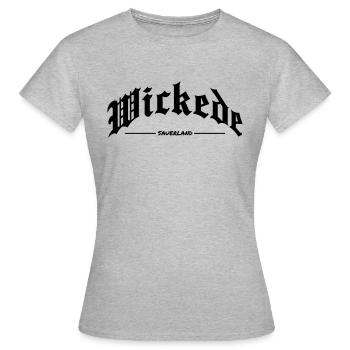 Chemise Wickede Sauerland - T-shirt Femme - gris chiné - Devant - AI Model Female 172 dark (172cm)