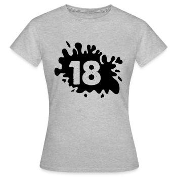 Blobs 18 - Women's T-Shirt - heather grey - Front - AI Model Female 172 dark (172cm)