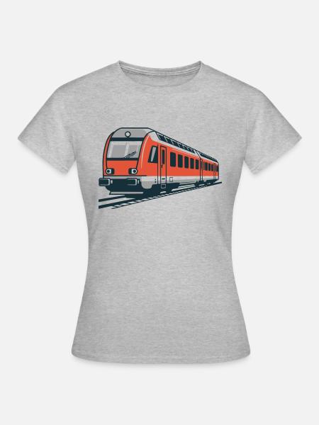S-Bahn - Frauen T-Shirt - Grau meliert