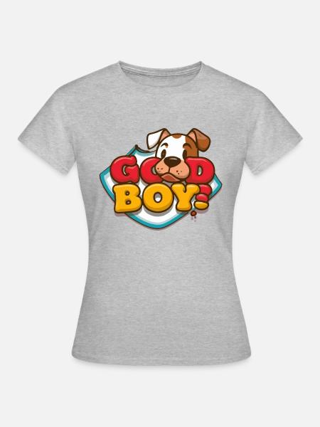 Guter Junge - Frauen T-Shirt - Grau meliert