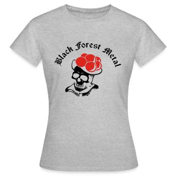 Black Forest Metal - Women's T-Shirt - heather grey - Front - AI Model Female 172 dark (172cm)