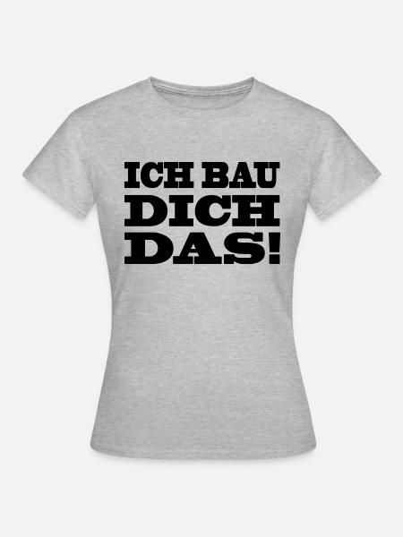 Bauarbeiter - Frauen T-Shirt - Grau meliert