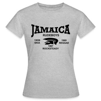 jamaica trojan rudeboys - Women's T-Shirt - heather grey - Front - AI Model Female 172 dark (172cm)