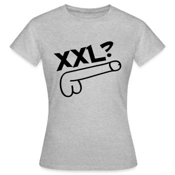 xxl épais - T-shirt Femme - gris chiné - Devant - AI Model Female 172 dark (172cm)