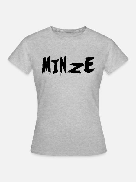 Minze - Frauen T-Shirt - Grau meliert