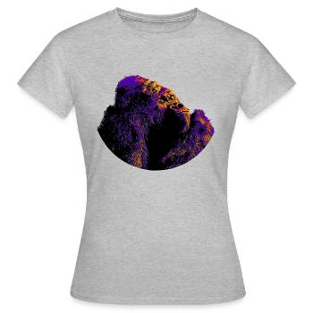 Gorilla - Women's T-Shirt - heather grey - Front - AI Model Female 172 dark (172cm)
