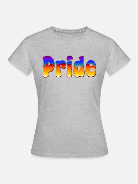 Pride - Frauen T-Shirt - Grau meliert