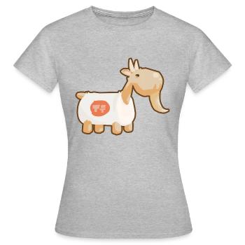 Goat Brick - Women's T-Shirt - heather grey - Front - AI Model Female 172 dark (172cm)