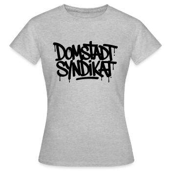 Domstadt Syndikat – Chemise Cologne - T-shirt Femme - gris chiné - Devant - AI Model Female 172 dark (172cm)
