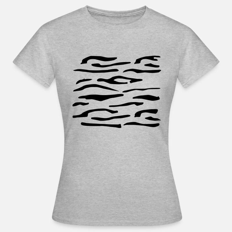 Tiger Stripes 2 - Women's T-Shirt - heather grey